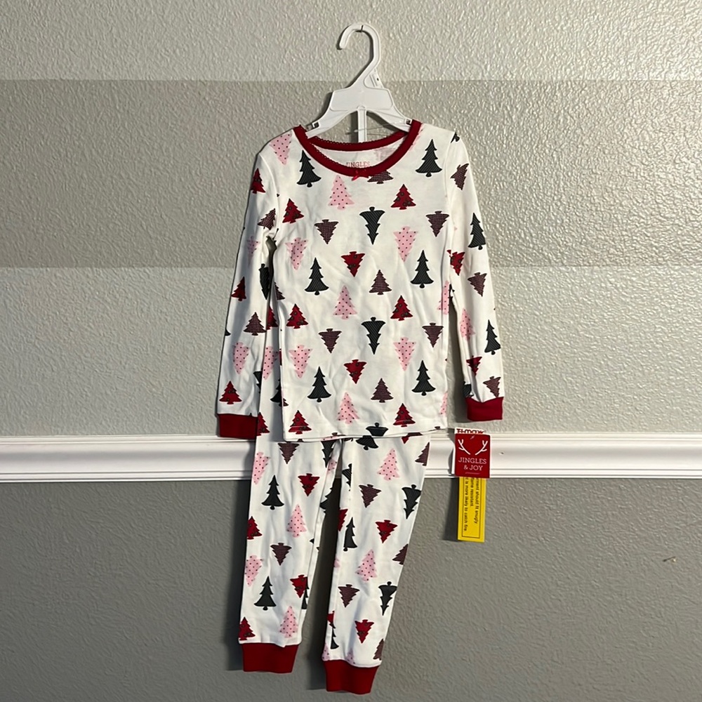 Girls Christmas Tree Pajamas